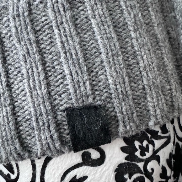 Aritzia TNA Lambswool & Angora Sea to Sky Zip-up Cardigan Sweater Grey White XS - Picture 6 of 8